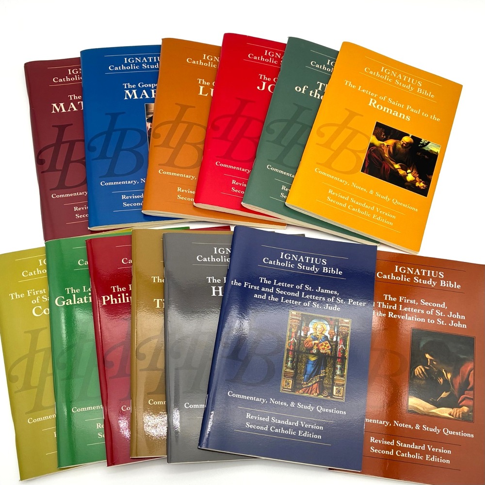 Ignatius Catholic Study Bible New Testament 13 Book Lot Revised Second Edition